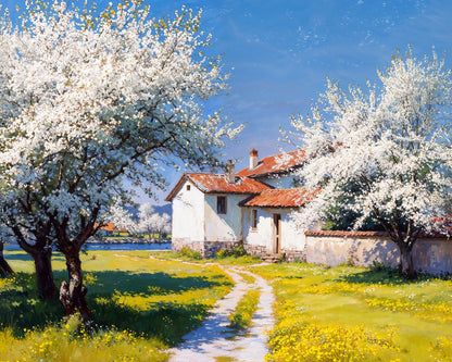 Blossom Lane - Art Academi - Canvas