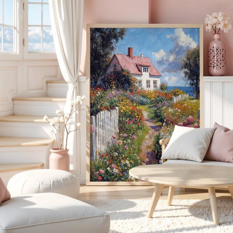 Artwork in Reflective Corner