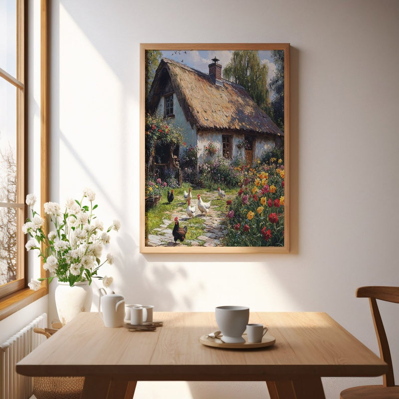 Artwork in Reflective Corner