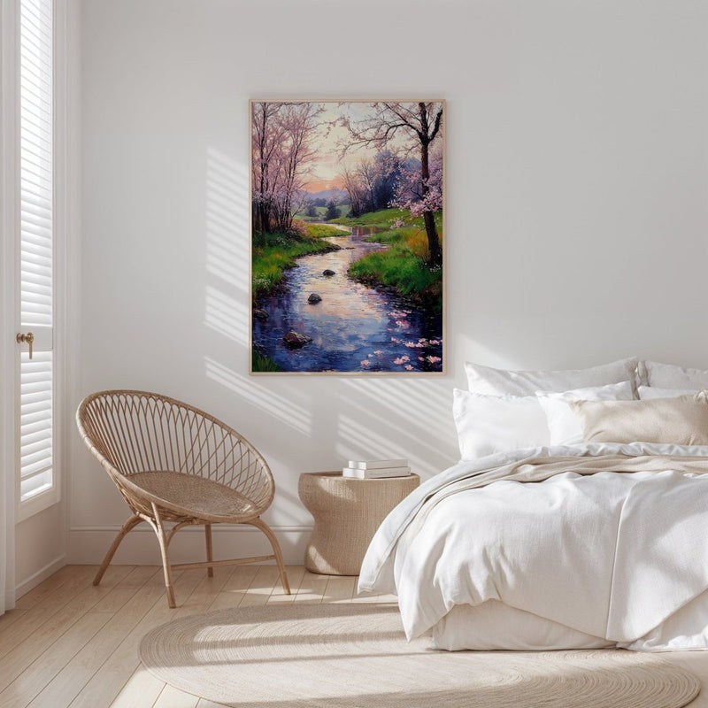 Artwork in Reflective Corner