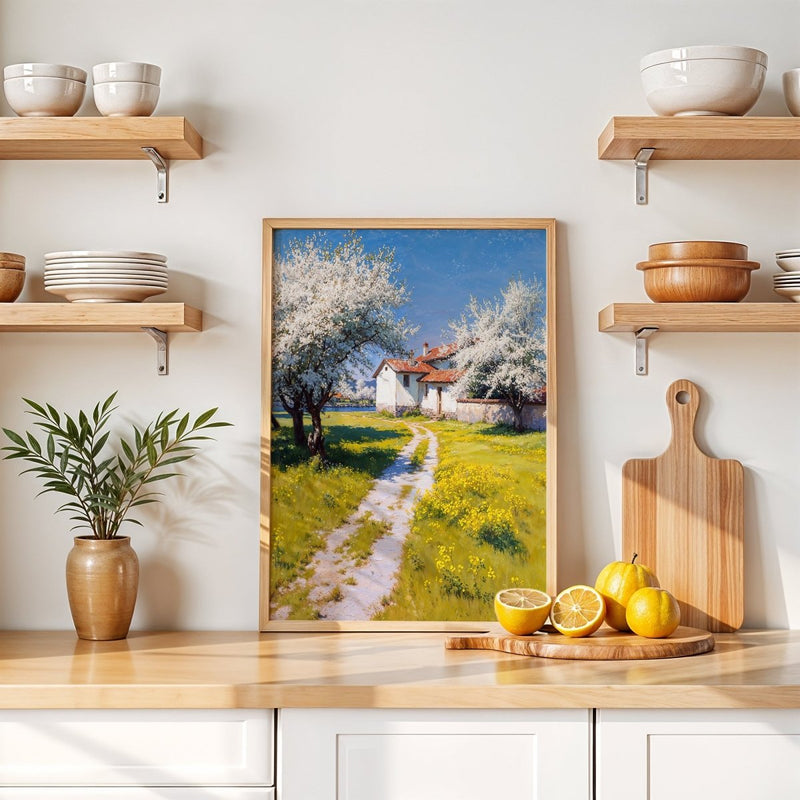Artwork in Reflective Corner
