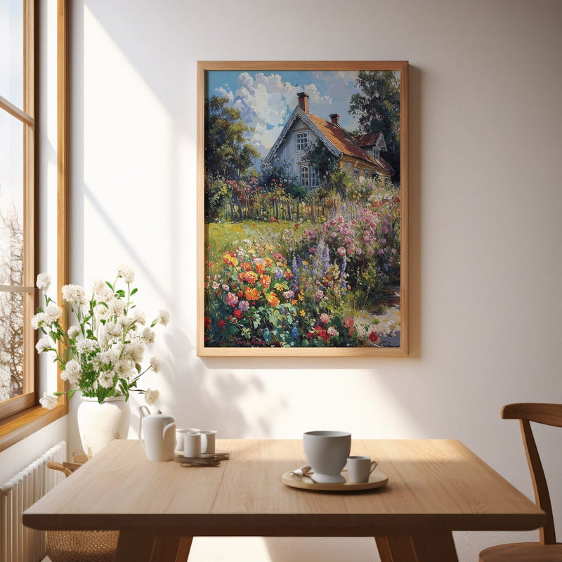 Artwork in Reflective Corner