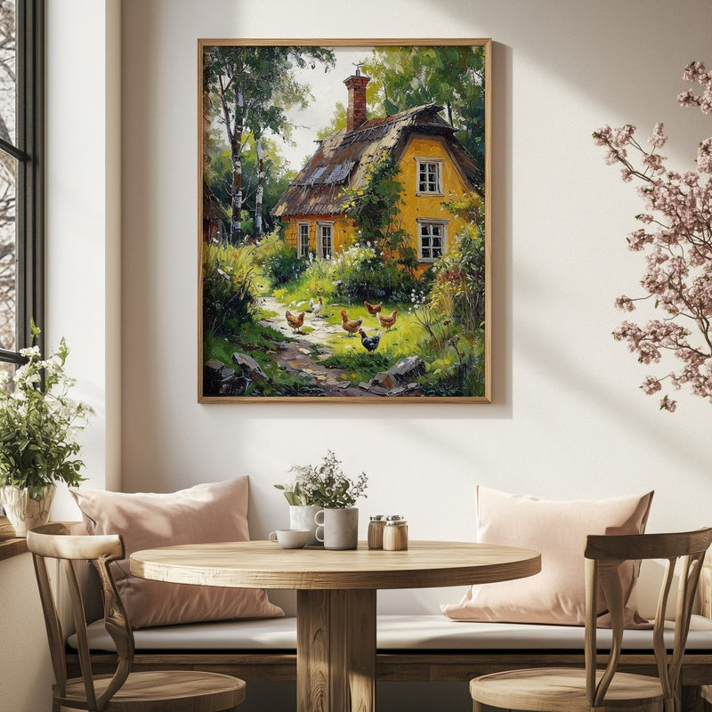 Artwork in Reflective Corner