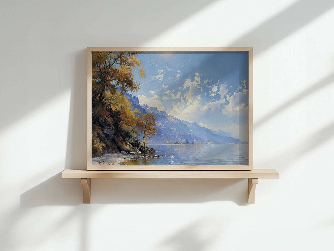 Golden Shoreline - Art Academi - Canvas