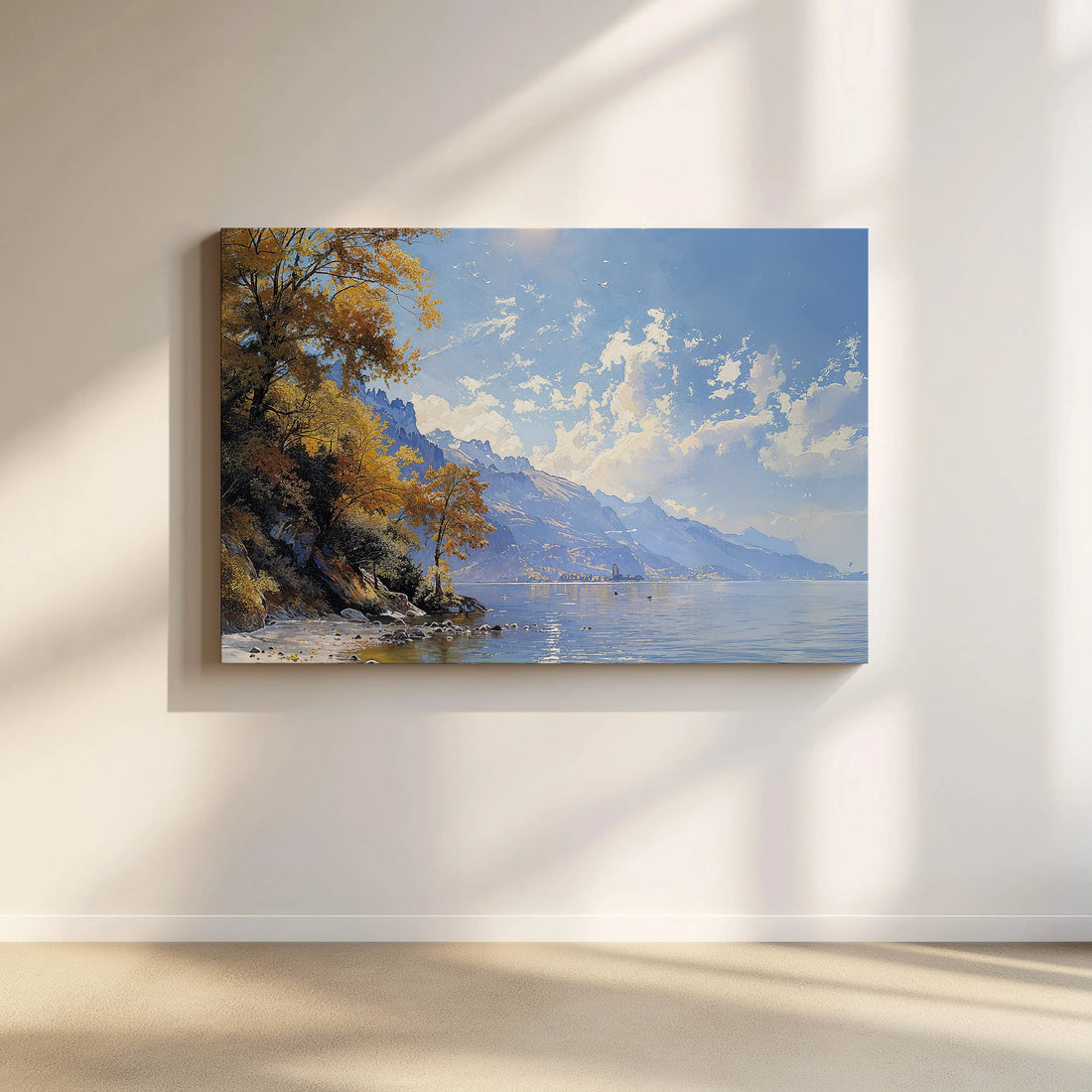 Golden Shoreline - Art Academi - Canvas