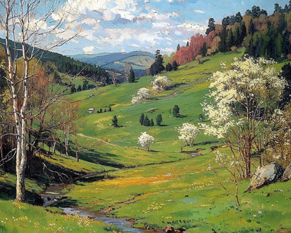 Verdant Hills - Art Academi - Canvas
