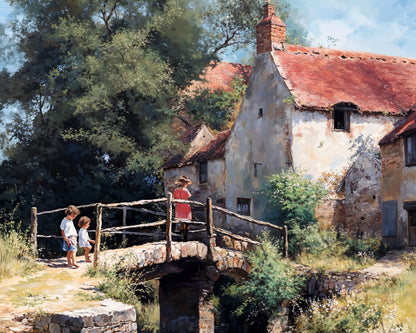 Bridge of Memories - Art Academi - Canvas