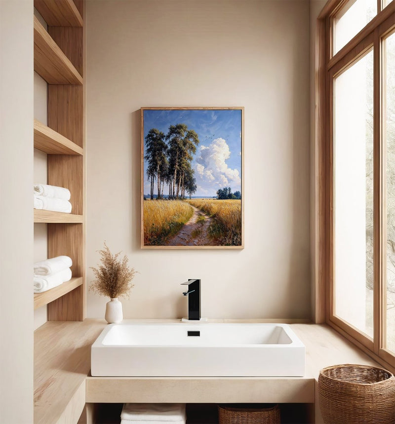 Artwork in Quiet Interior