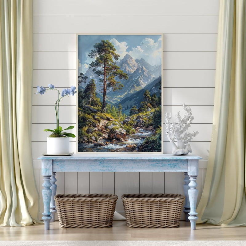Artwork in Quiet Interior