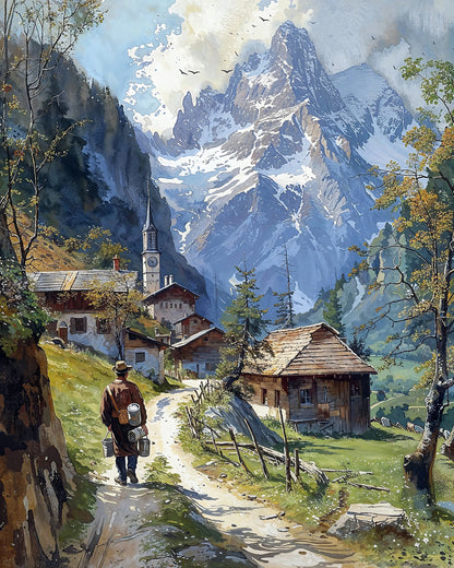 Milk Man - Art Academi - Poster