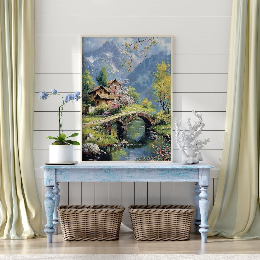 Bridge & Blossoms* - Art Academi - Digital Artwork
