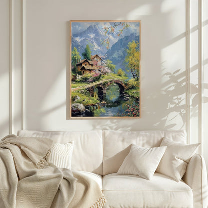 Bridge & Blossoms* - Art Academi - Digital Artwork