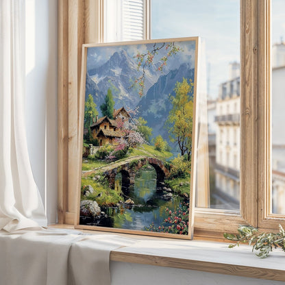 Bridge & Blossoms* - Art Academi - Digital Artwork