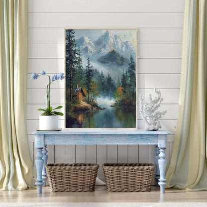 Cabin in the Mists* - Art Academi - Digital Artwork