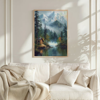 Cabin in the Mists* - Art Academi - Digital Artwork