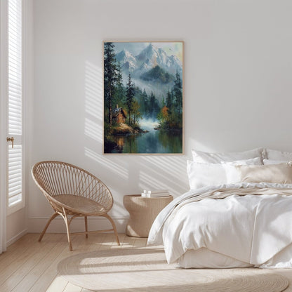 Cabin in the Mists* - Art Academi - Digital Artwork