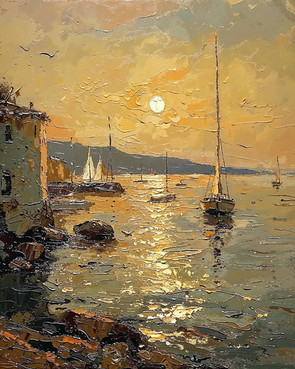 Porto Calmo - Art Academi - Poster