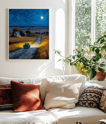 Nebraska's Moonlight - Art Academi - Poster