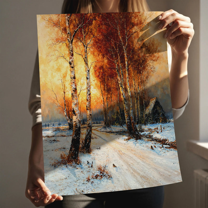 Artwork in Reflective Corner