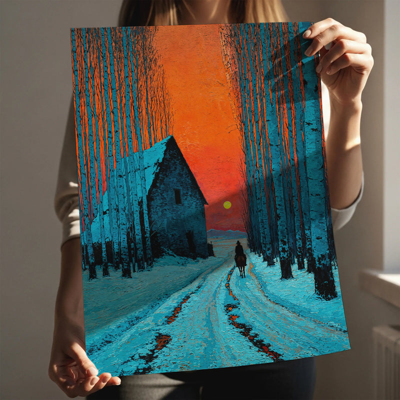 Artwork in Reflective Corner
