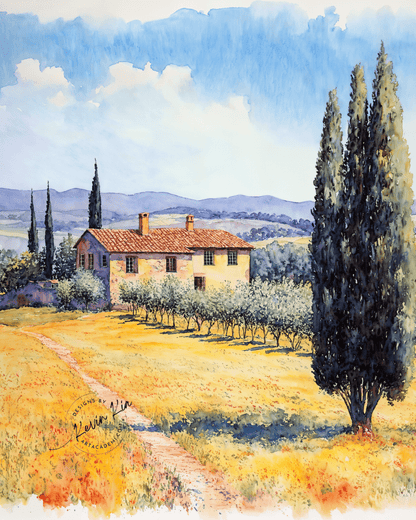 Tuscany - Art Academi - Poster