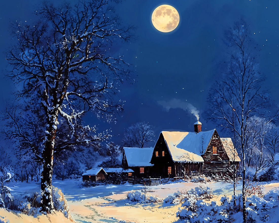 Full Moon - Art Academi - Canvas