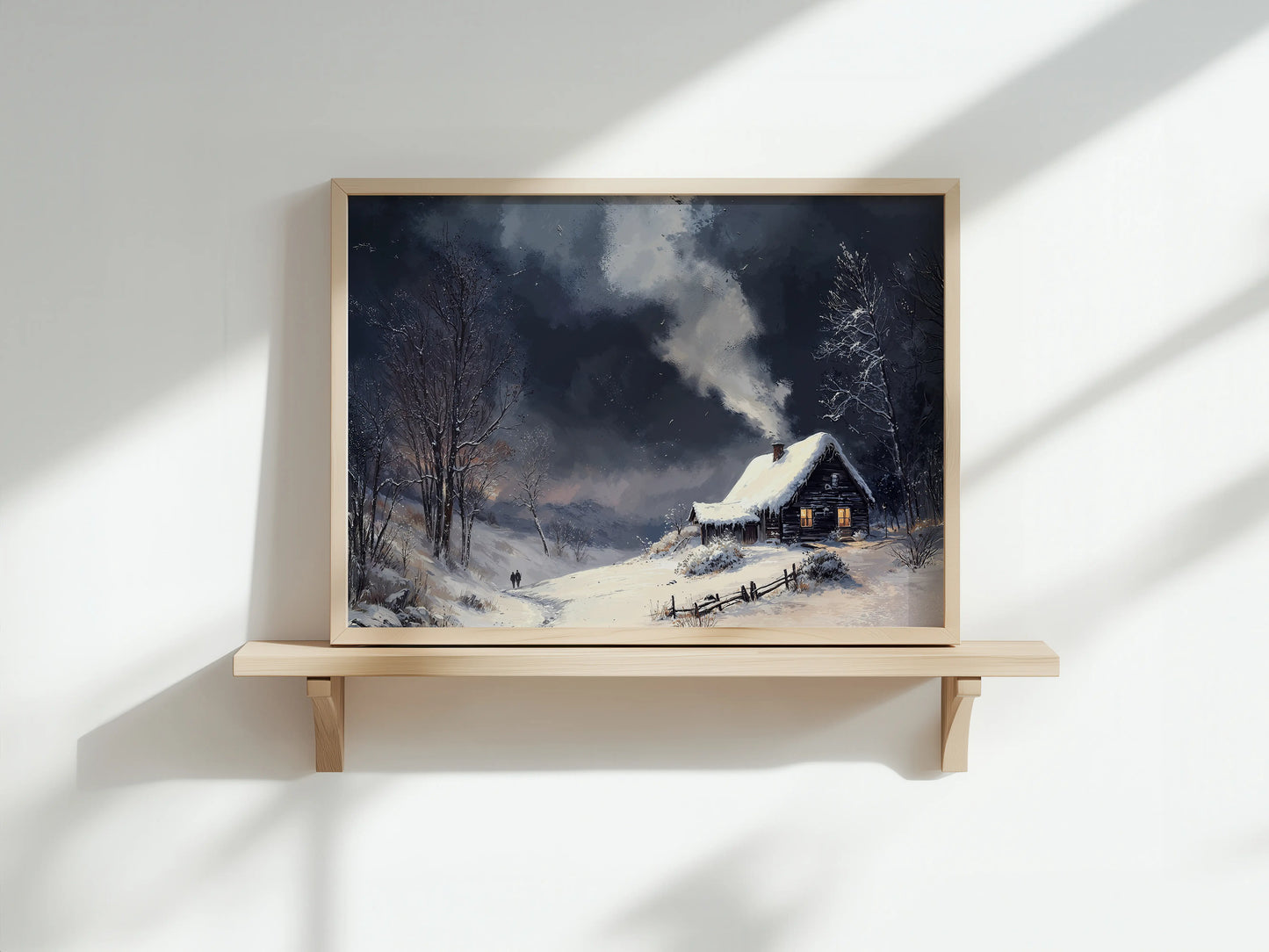 Smoke from Chimney - Art Academi - Canvas