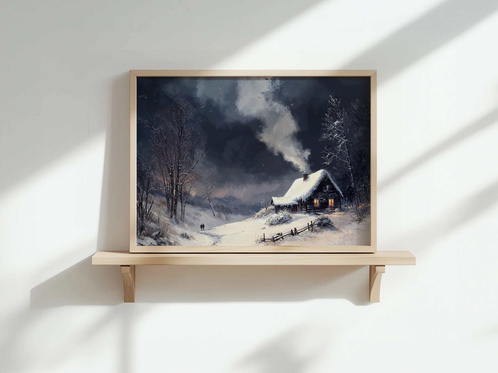 Smoke from Chimney - Art Academi - Canvas