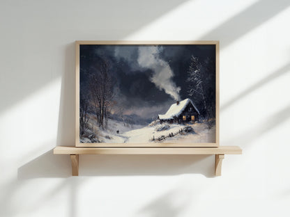 Smoke from Chimney - Art Academi - Canvas