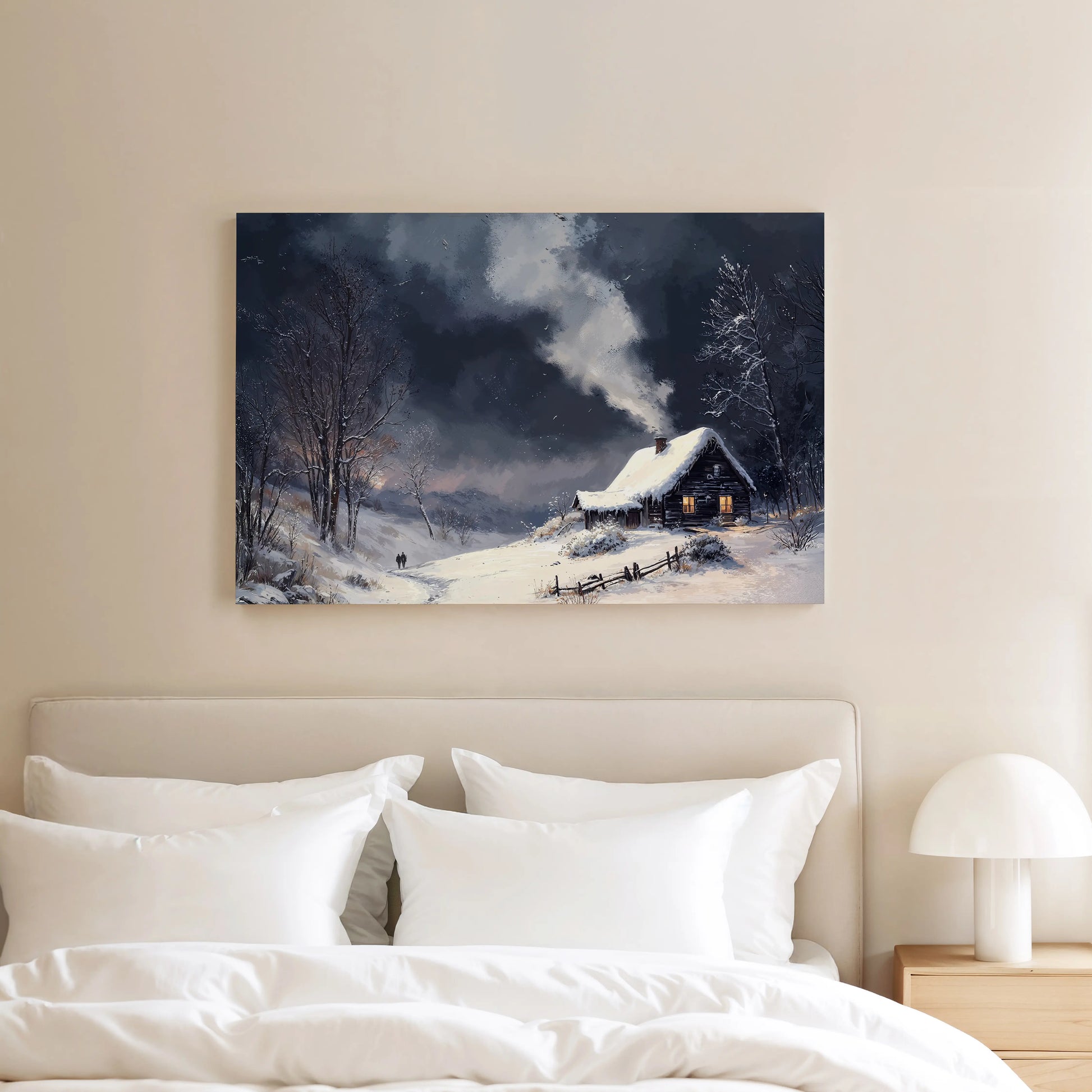 Smoke from Chimney - Art Academi - Canvas
