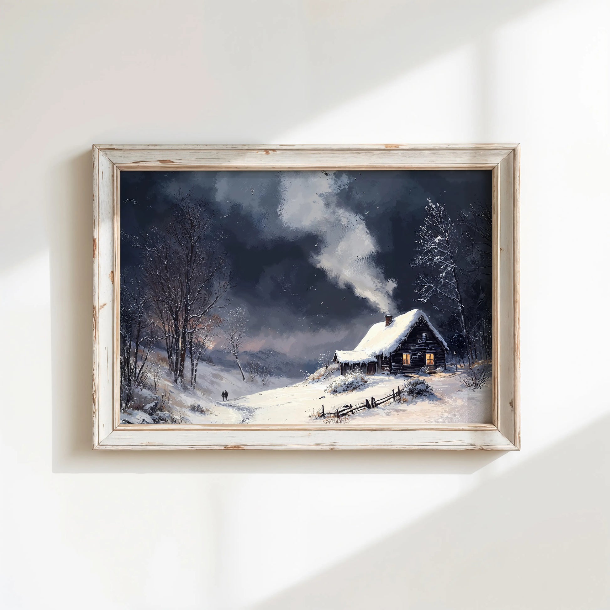 Smoke from Chimney - Art Academi - Canvas