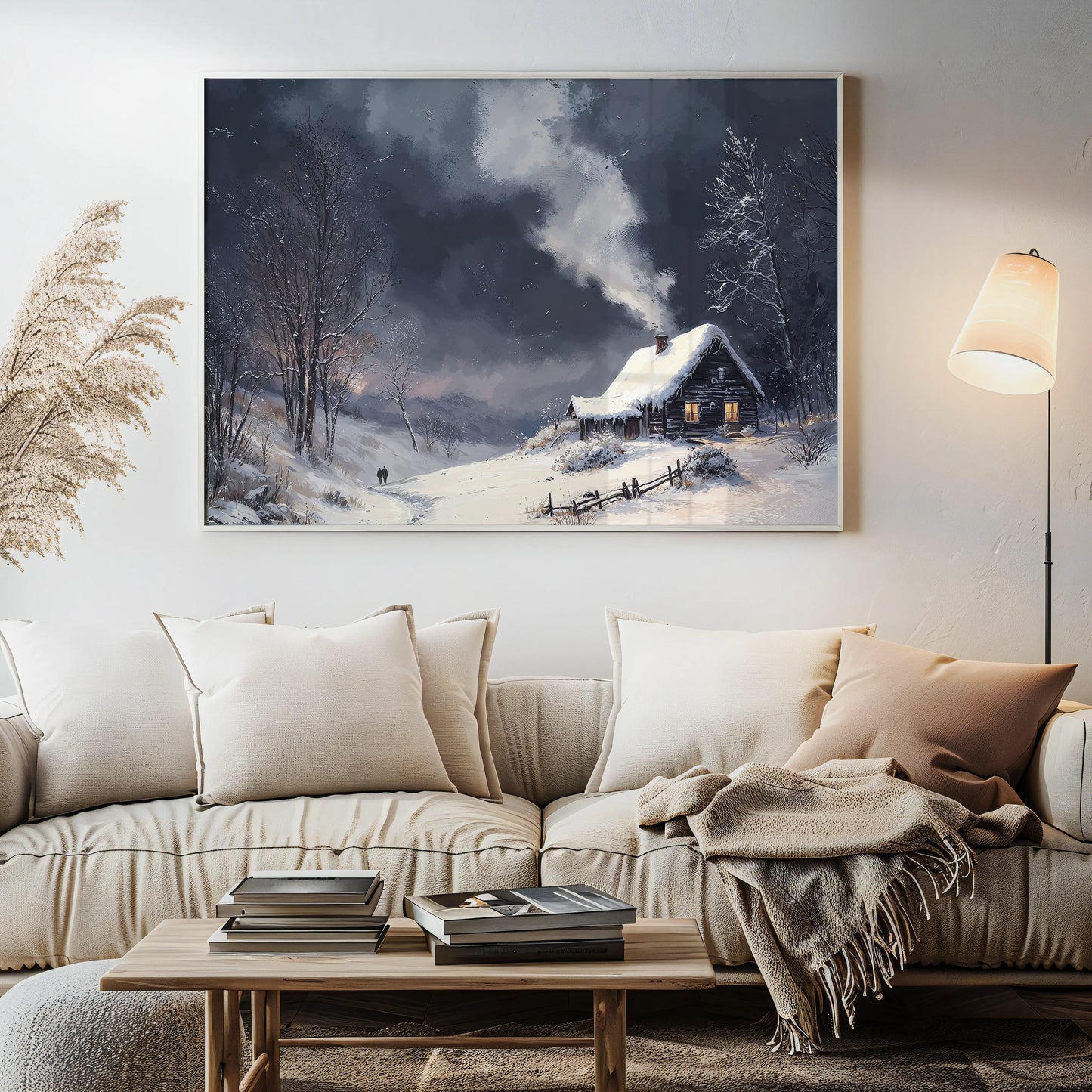 Smoke from Chimney - Art Academi - Canvas