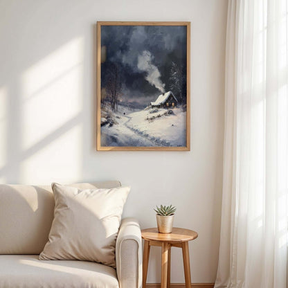 Smoke from Chimney - Art Academi - Poster