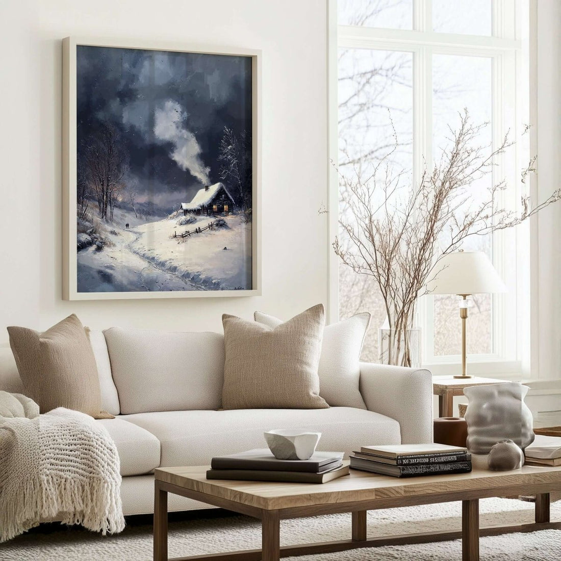Smoke from Chimney - Art Academi - Poster