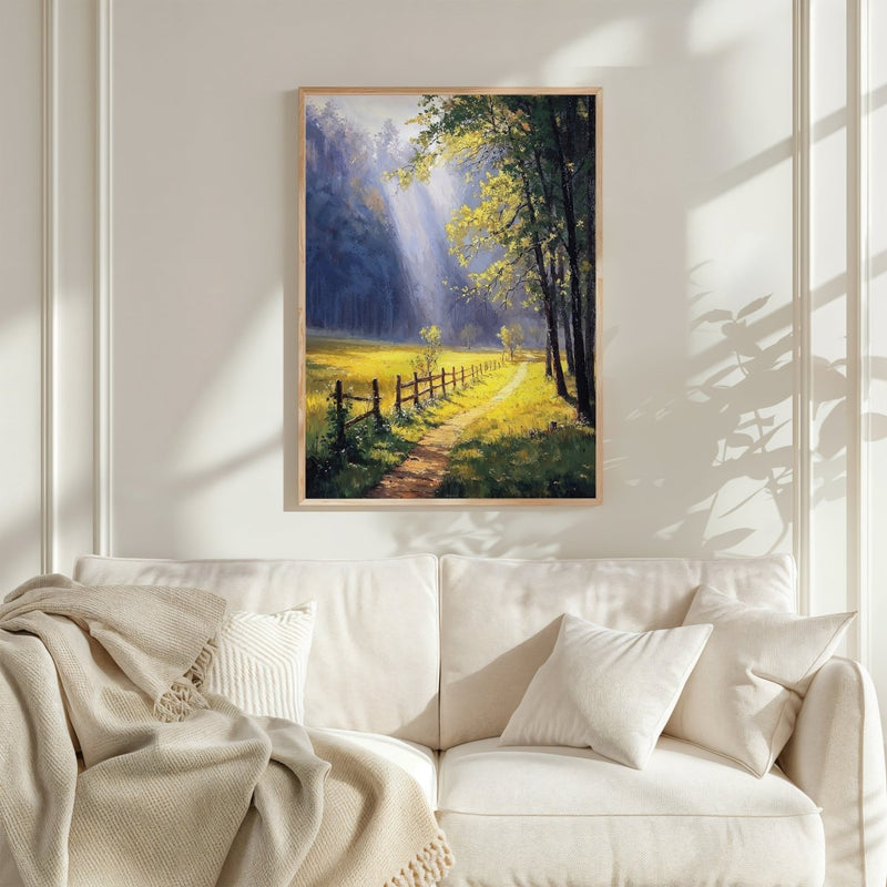 Artwork in Quiet Interior