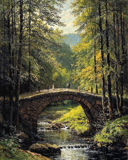 Bridge Stroll - Art Academi - Poster