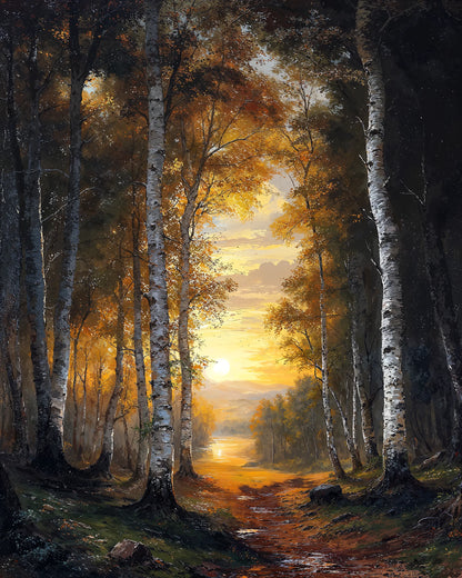 Golden Forest - Art Academi - Poster