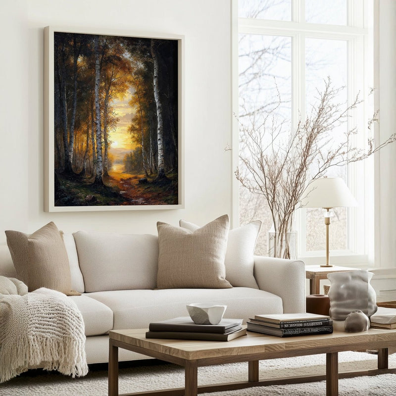 Artwork in Reflective Corner