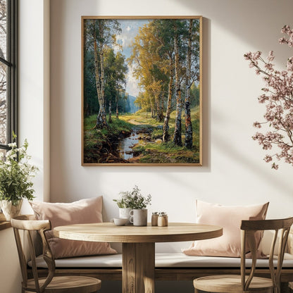 Birchlight Path* - Art Academi - Digital Artwork