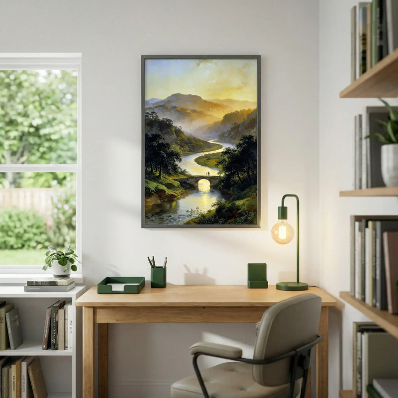 Artwork in Reflective Corner