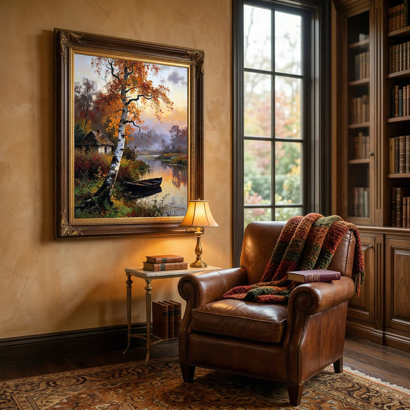 Artwork in Reflective Corner