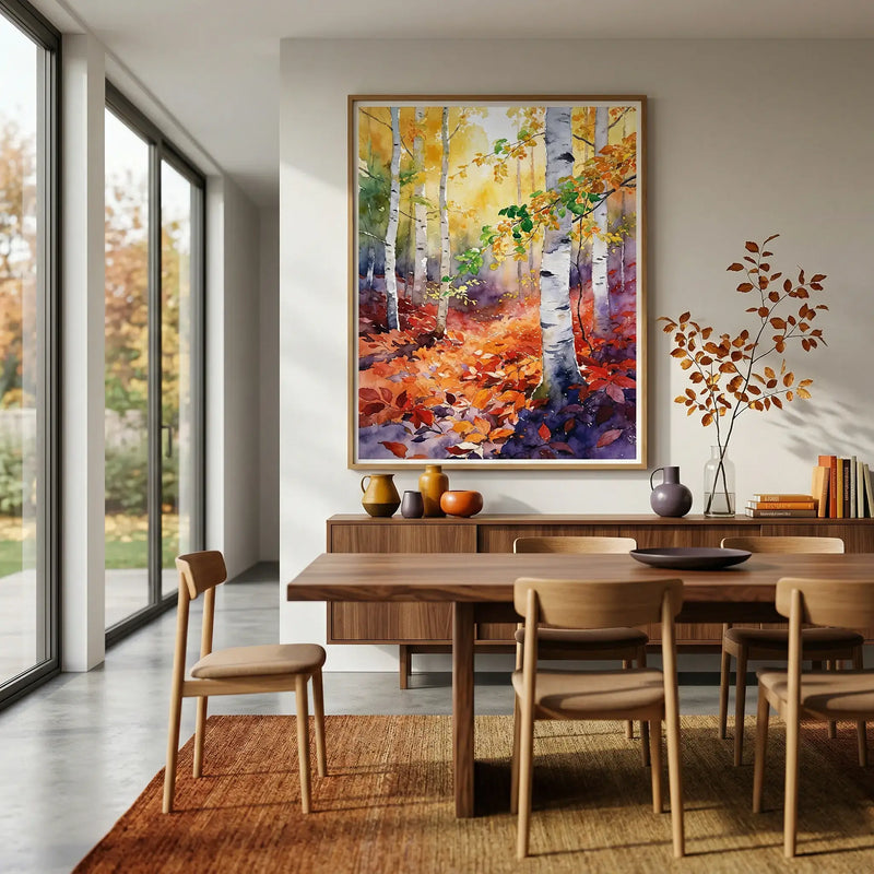 Artwork in Reflective Corner
