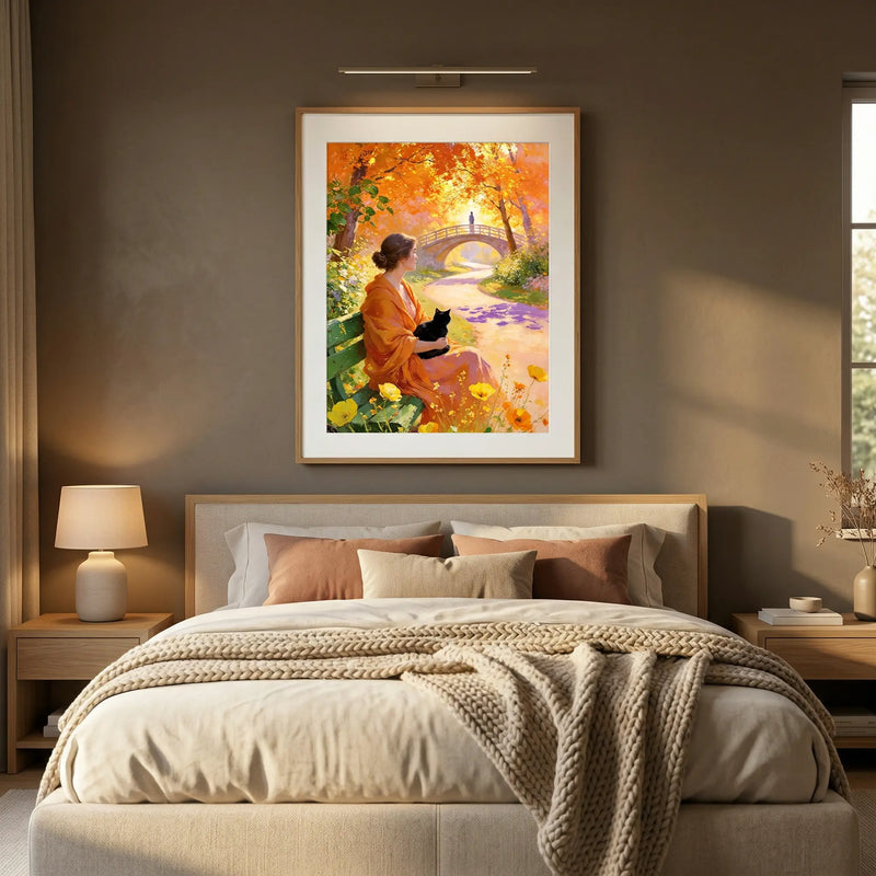 Artwork in Reflective Corner