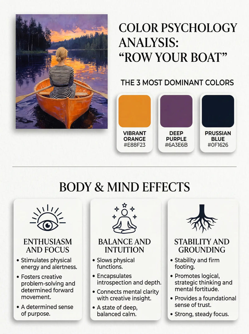 Row your boat... Fine Art Print Detail