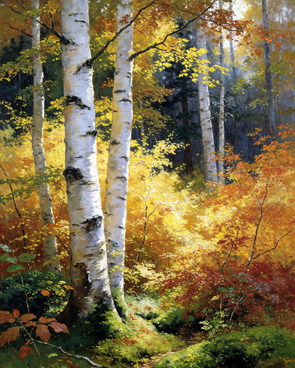 River Birch II - Art Academi - Poster