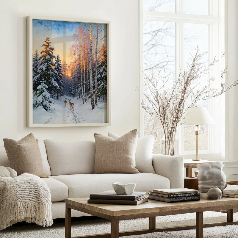 Artwork in Reflective Corner