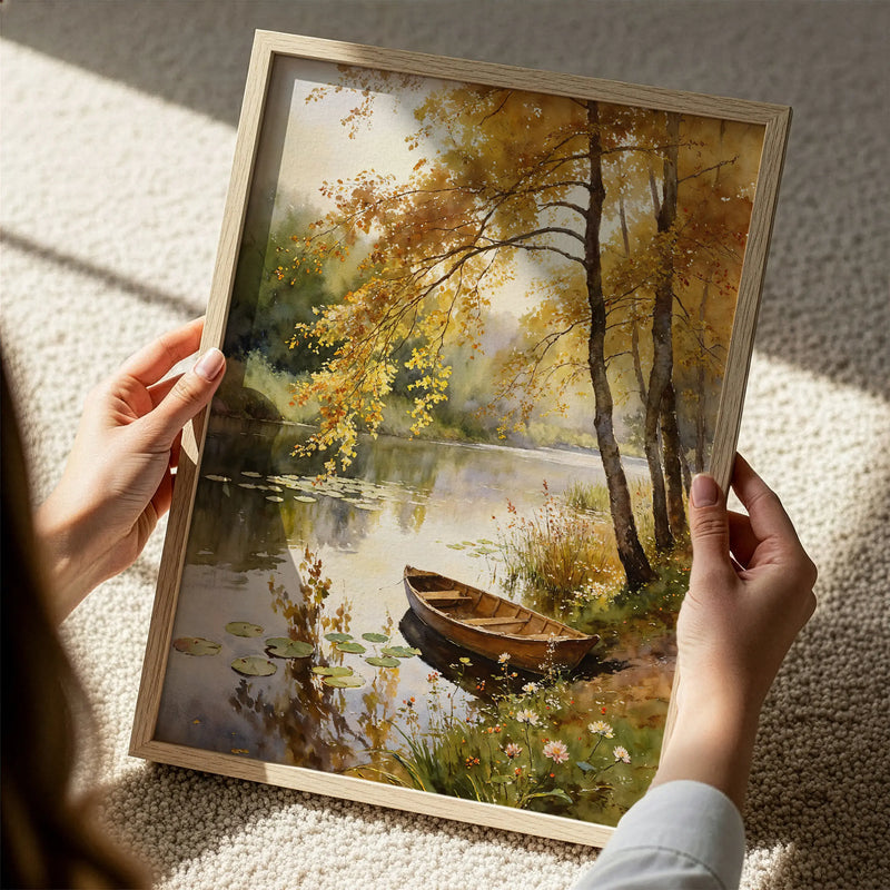 Artwork in Reflective Corner