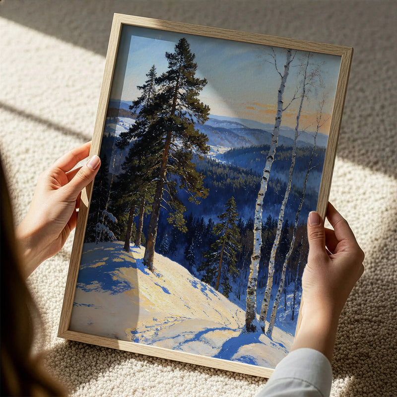 Artwork in Reflective Corner