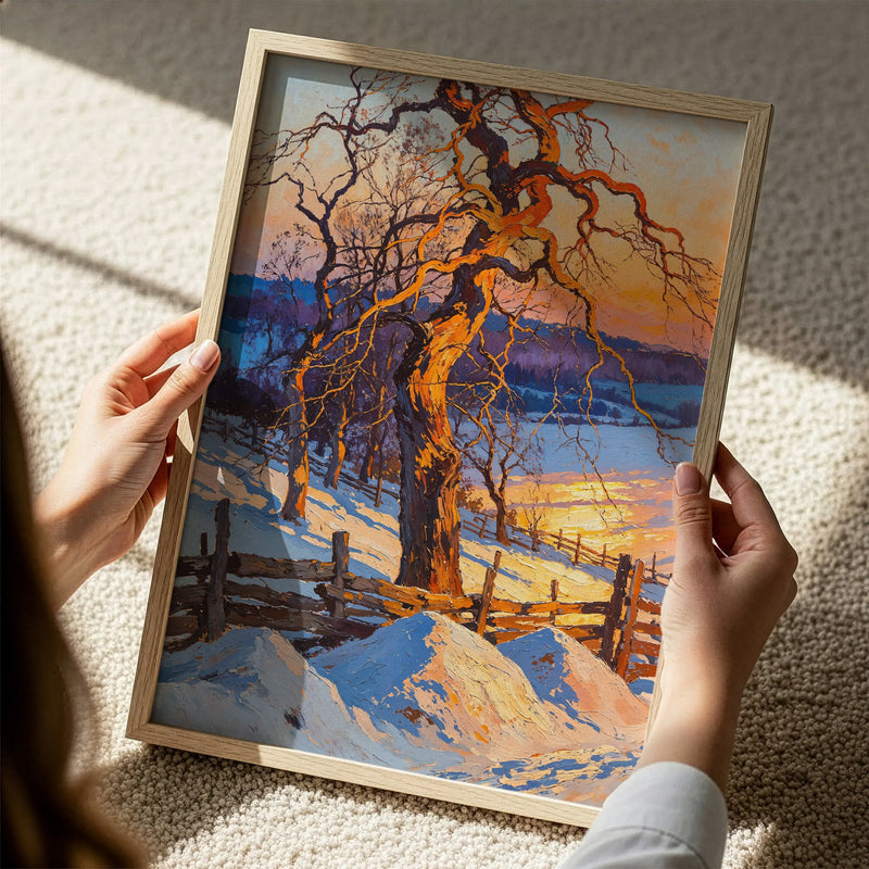 Artwork in Reflective Corner