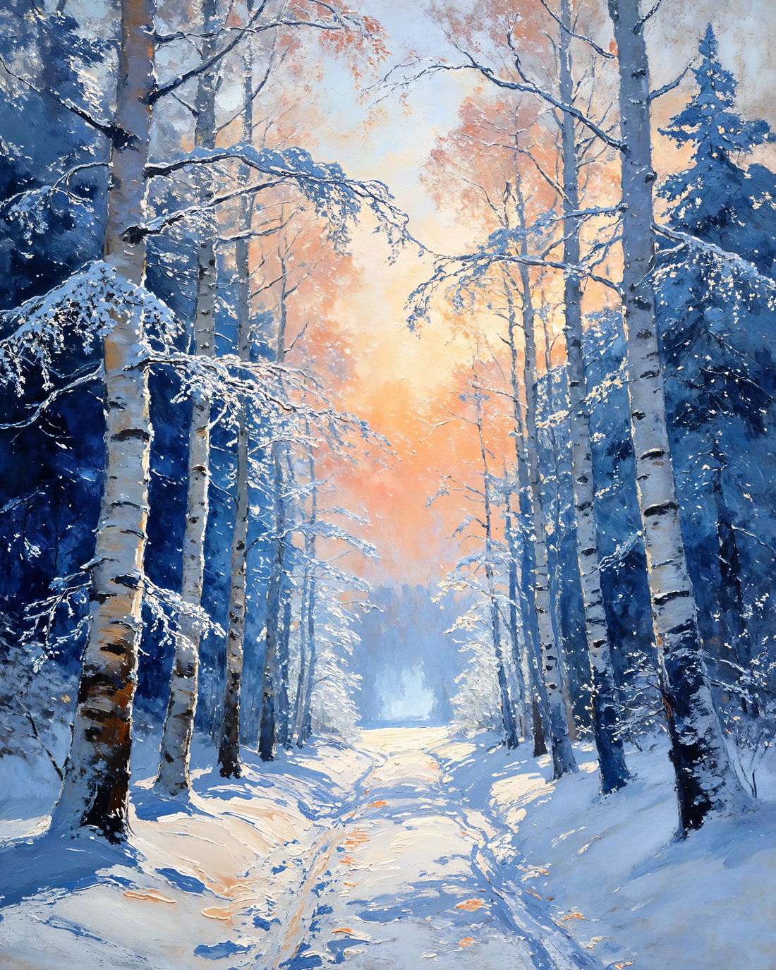 White Depth - Art Academi - Poster